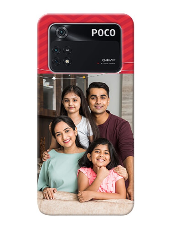 Custom Poco M4 Pro 4G customized phone cases: Happy Family Design