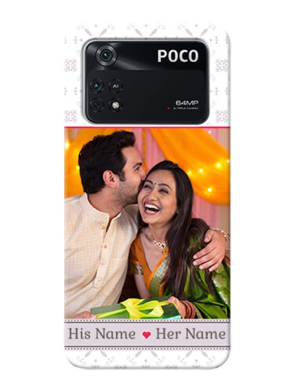 Custom Poco M4 Pro 4G Phone Cases with Photo and Ethnic Design