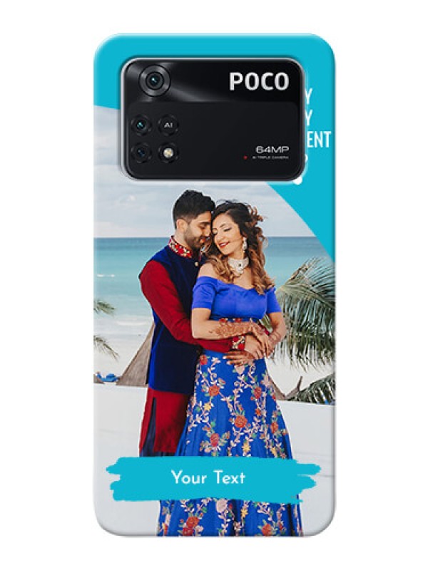 Custom Poco M4 Pro 4G Personalized Phone Covers: Happy Moment Design