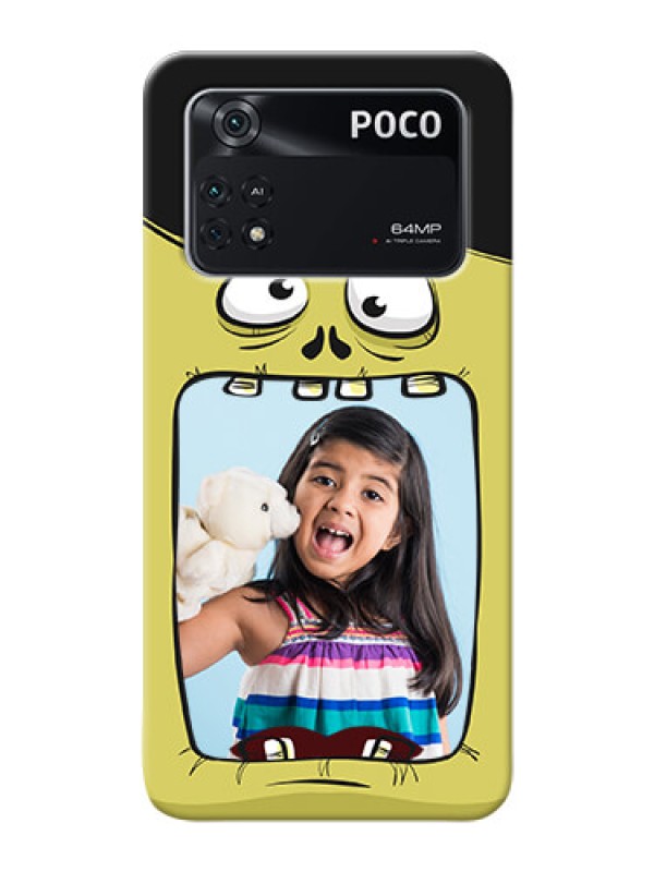 Custom Poco M4 Pro 4G Mobile Covers: Cartoon monster back case Design