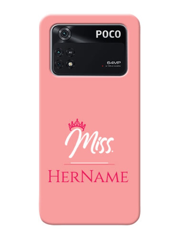 Custom Poco M4 Pro 4G Custom Phone Case Mrs with Name