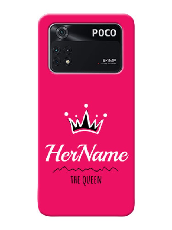 Custom Poco M4 Pro 4G Queen Phone Case with Name