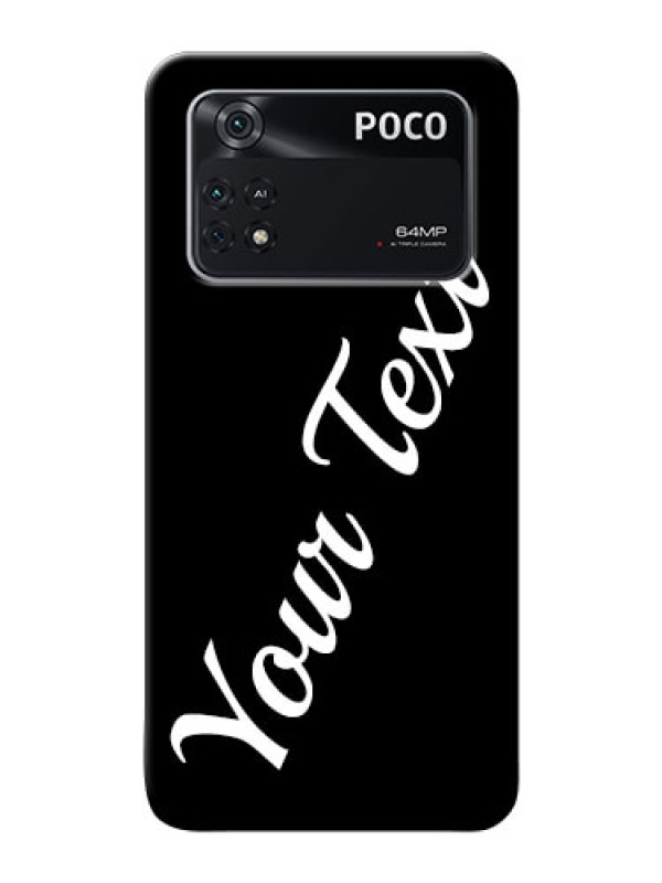 Custom Poco M4 Pro 4G Custom Mobile Cover with Your Name