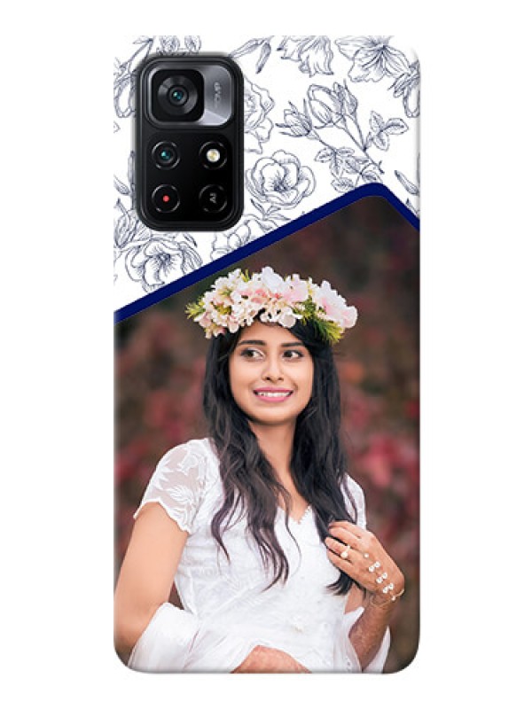 Custom Poco M4 Pro 5G Phone Cases: Premium Floral Design