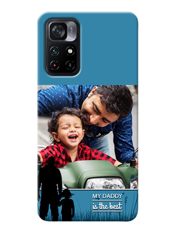 Custom Poco M4 Pro 5G Personalized Mobile Covers: best dad design 