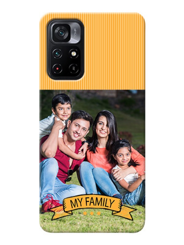 Custom Poco M4 Pro 5G Personalized Mobile Cases: My Family Design