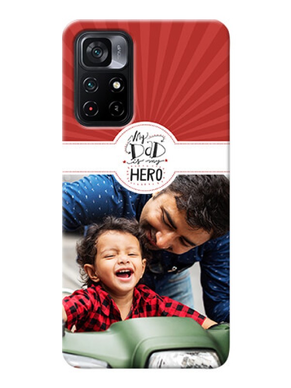 Custom Poco M4 Pro 5G custom mobile phone cases: My Dad Hero Design