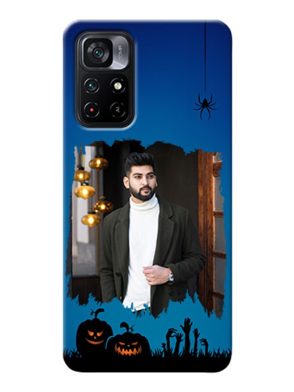 Custom Poco M4 Pro 5G mobile cases online with pro Halloween design 