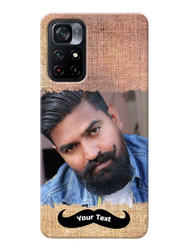 Custom Poco M4 Pro 5G Mobile Back Covers Online with Texture Design
