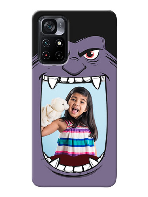 Custom Poco M4 Pro 5G Personalised Phone Covers: Angry Monster Design