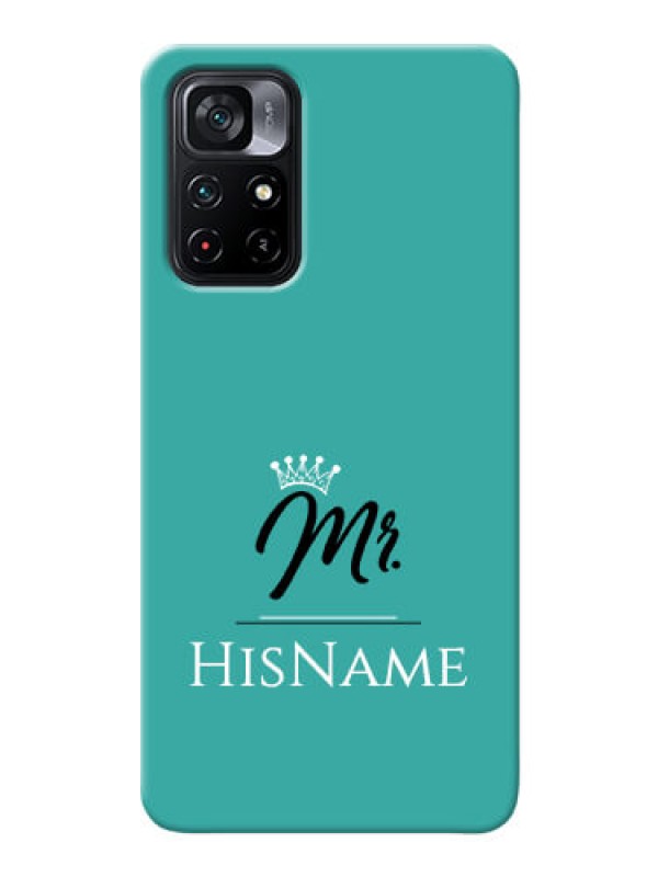 Custom Poco M4 Pro 5G Custom Phone Case Mr with Name