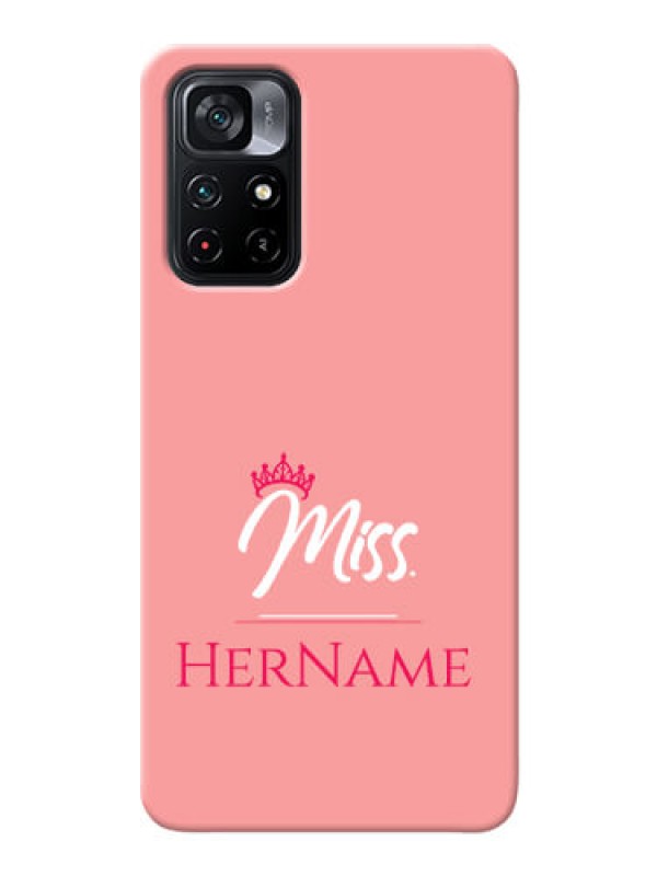 Custom Poco M4 Pro 5G Custom Phone Case Mrs with Name