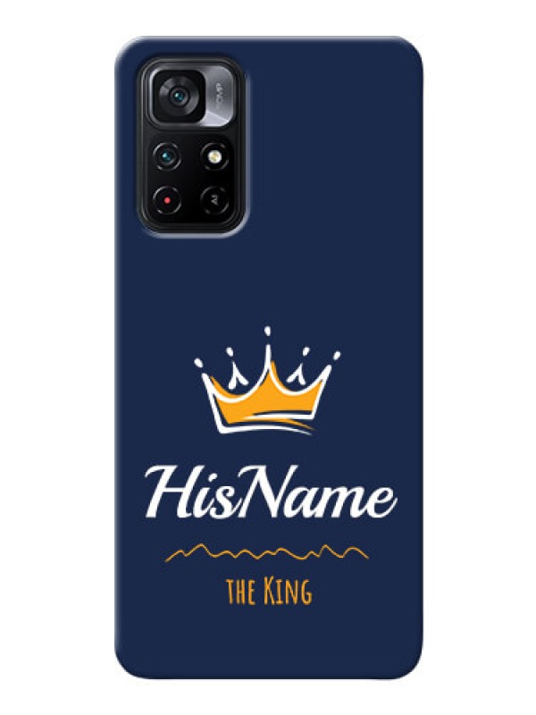 Custom Poco M4 Pro 5G King Phone Case with Name