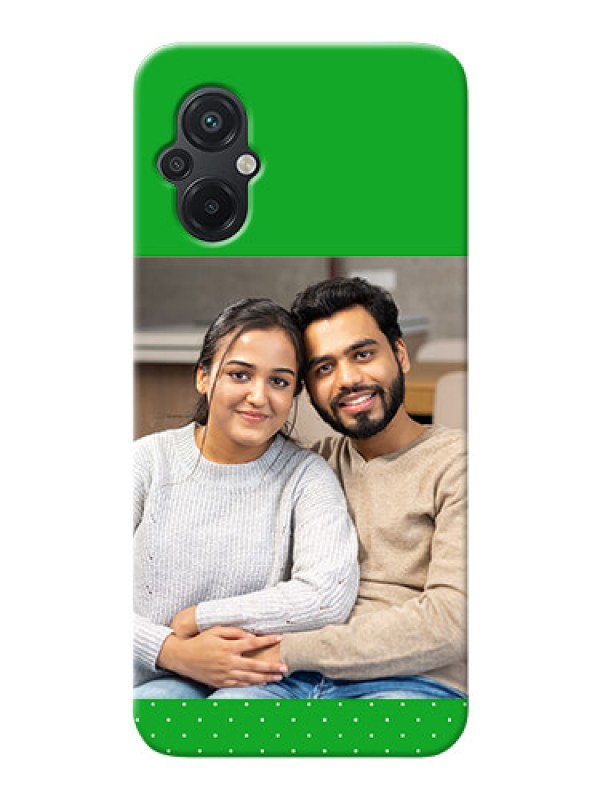 Custom Poco M5 Personalised mobile covers: Green Pattern Design