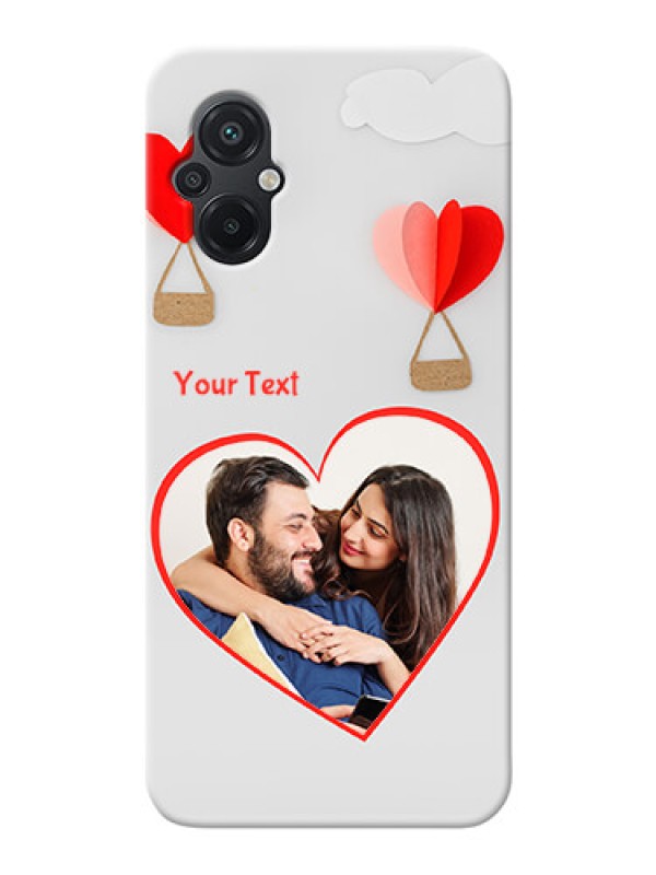 Custom Poco M5 Phone Covers: Parachute Love Design