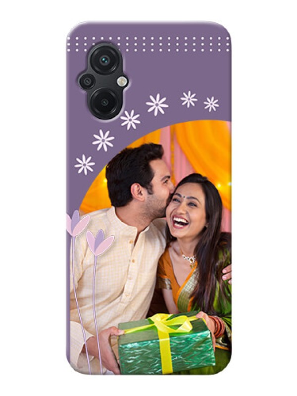 Custom Poco M5 Phone covers for girls: lavender flowers design 
