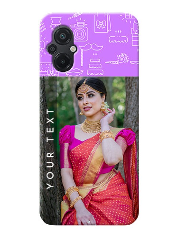 Custom Poco M5 Personalized Phone Cases: Birthday Icons Design