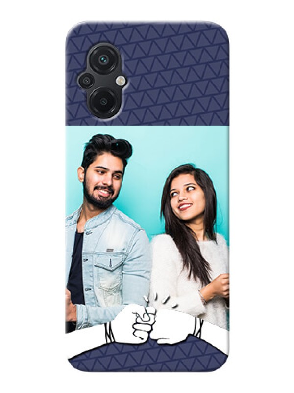 Custom Poco M5 Mobile Covers Online with Best Friends Design 