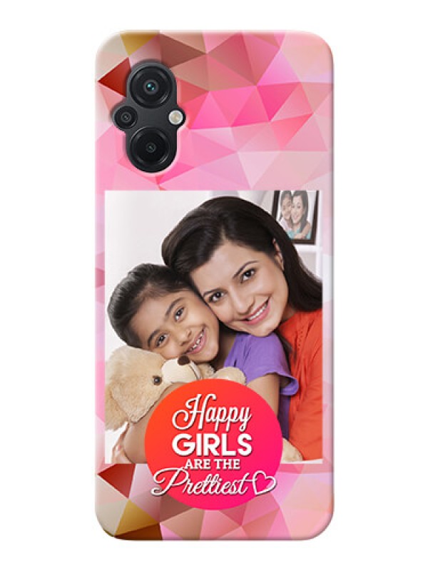 Custom Poco M5 Personalized Phone Covers: Abstract Triangle Design