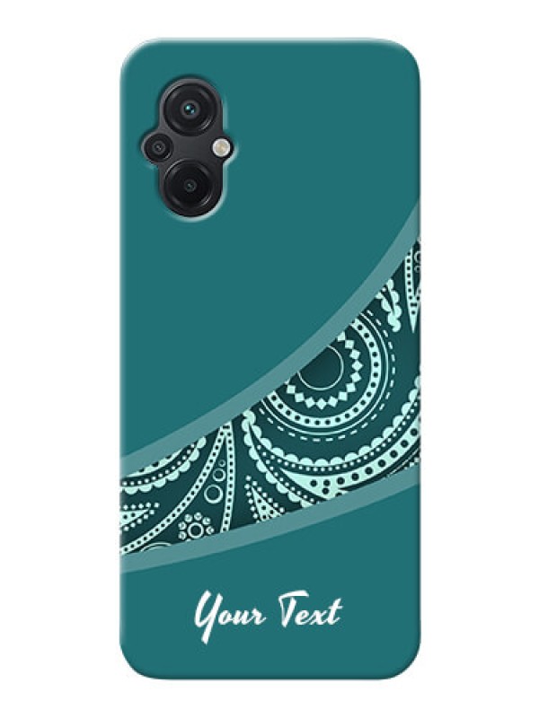 Custom Poco M5 Custom Phone Covers: semi visible floral Design