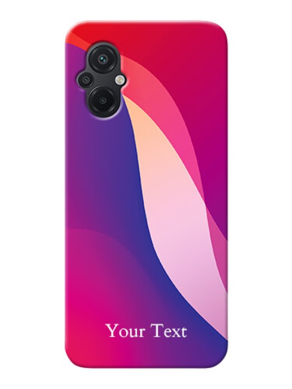 Custom Poco M5 Mobile Back Covers: Digital abstract Overlap Design