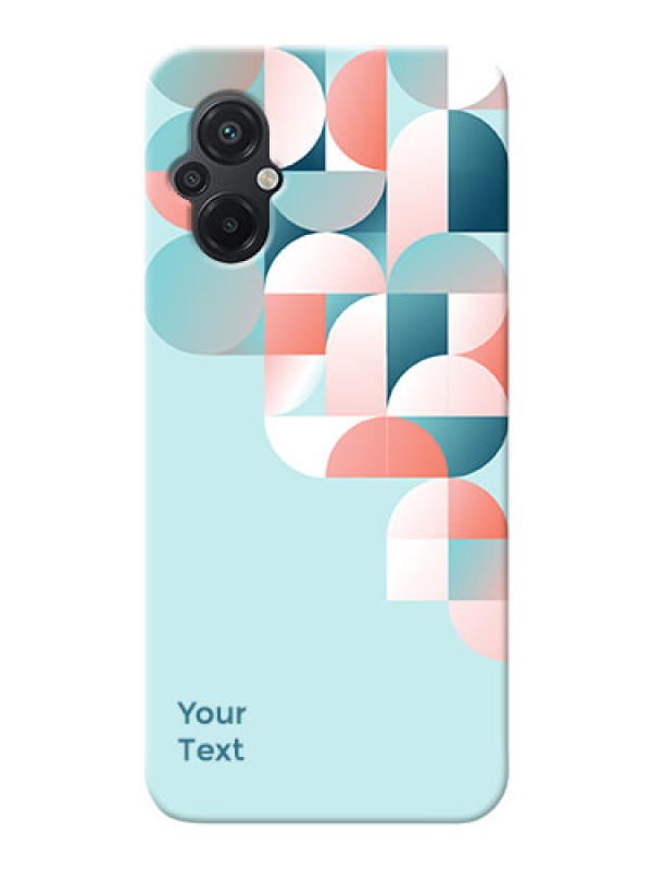 Custom Poco M5 Back Covers: Stylish Semi-circle Pattern Design