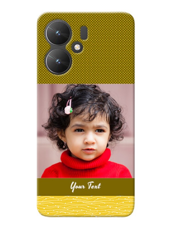 Custom Poco M6 5G custom mobile back covers: Simple Green Color Design