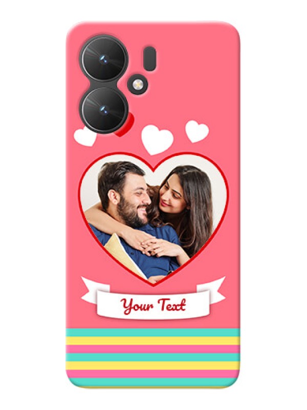 Custom Poco M6 5G Personalised mobile covers: Love Doodle Design