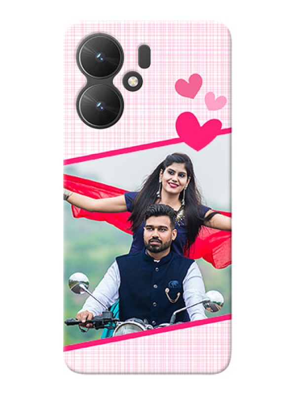 Custom Poco M6 5G Personalised Phone Cases: Love Shape Heart Design