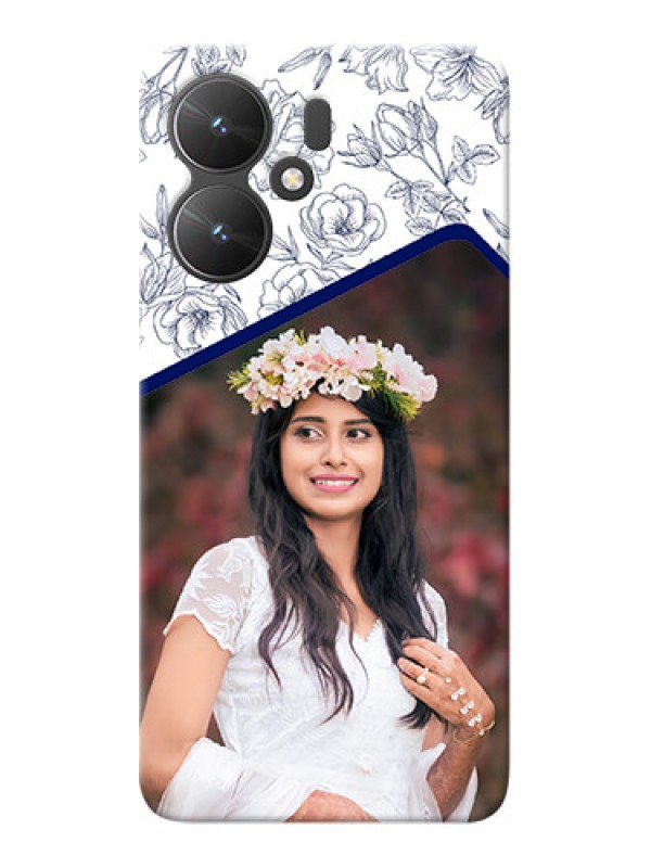Custom Poco M6 5G Phone Cases: Premium Floral Design