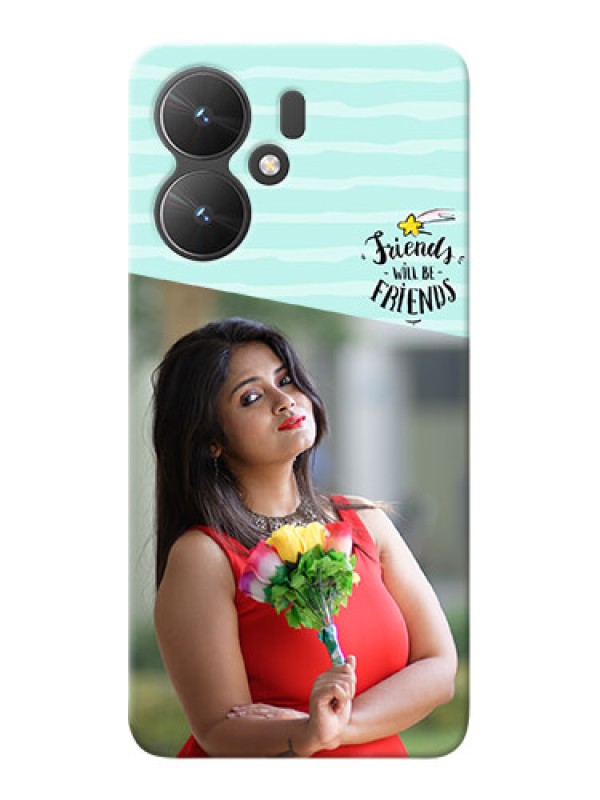 Custom Poco M6 5G Mobile Back Covers: Friends Picture Icon Design