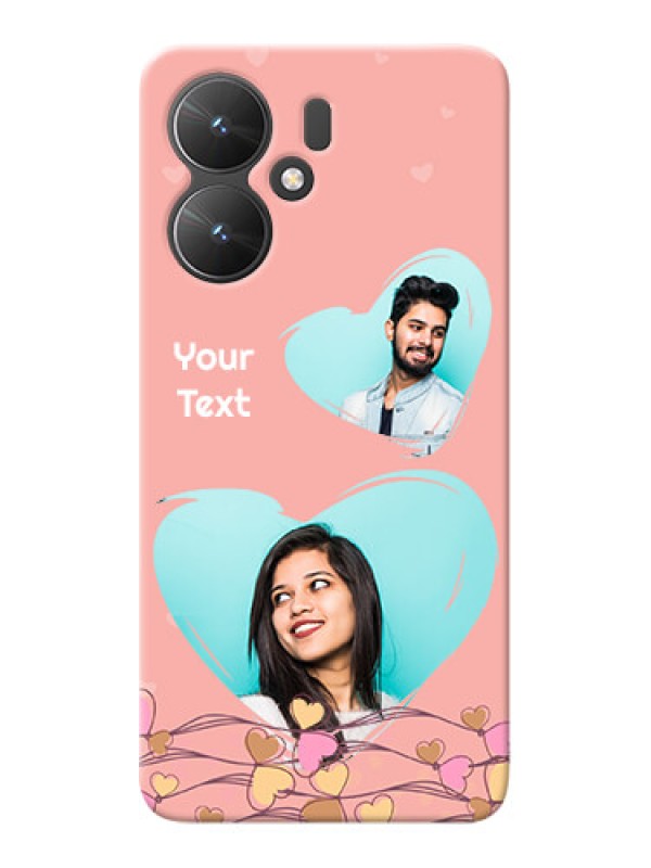 Custom Poco M6 5G customized phone cases: Love Doodle Design