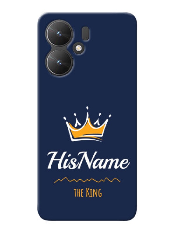 Custom Poco M6 5G King Phone Case with Name