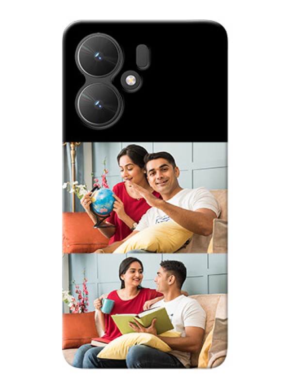 Custom Poco M6 5G 2 Images on Phone Cover