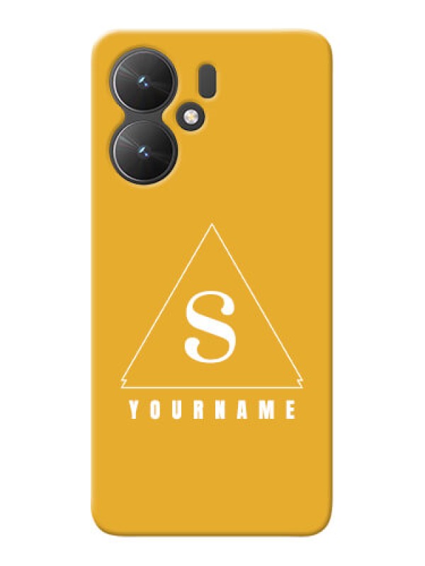 Custom Poco M6 5G Personalized Phone Case with simple triangle Design