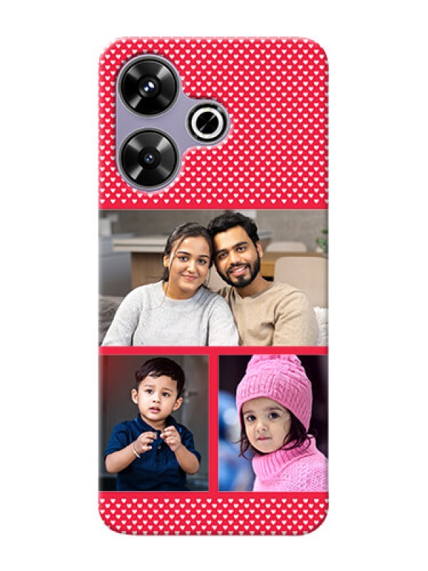 Custom Poco M6 Plus 5G mobile back covers online: Bulk Pic Upload Design