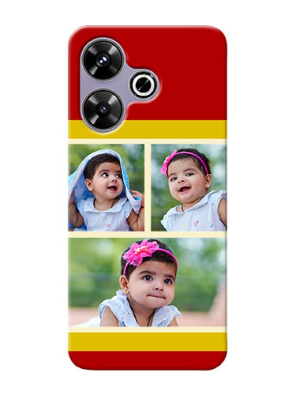 Custom Poco M6 Plus 5G mobile phone cases: Multiple Pic Upload Design