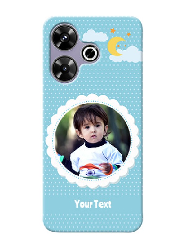 Custom Poco M6 Plus 5G mobile cases online: violet Pattern Design