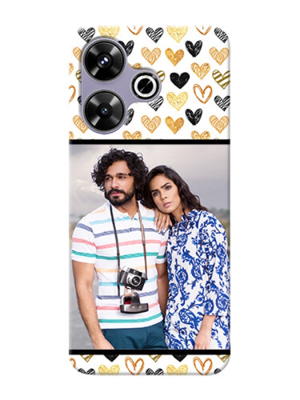 Custom Poco M6 Plus 5G Personalized Mobile Cases: Love Symbol Design