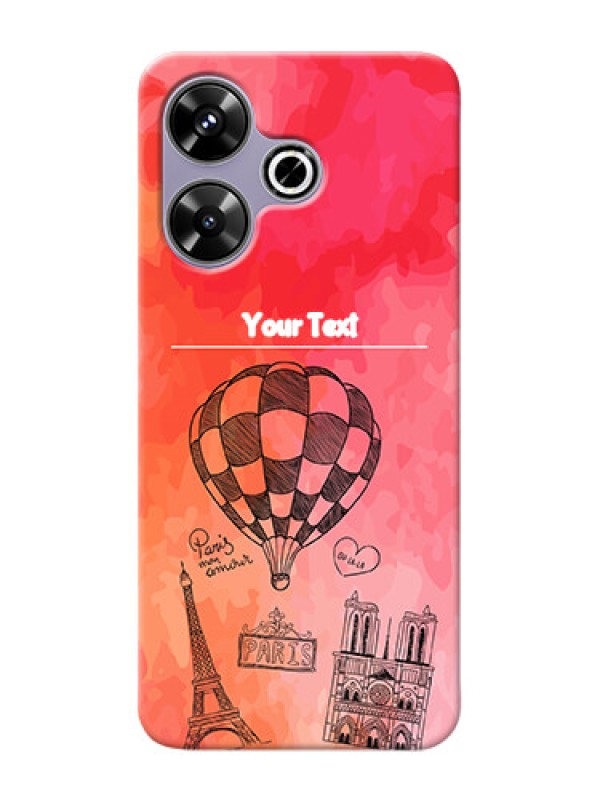 Custom Poco M6 Plus 5G Personalized Mobile Covers: Paris Theme Design