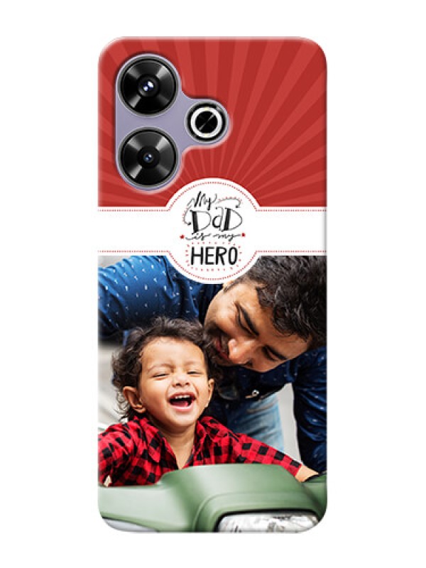 Custom Poco M6 Plus 5G custom mobile phone cases: My Dad Hero Design
