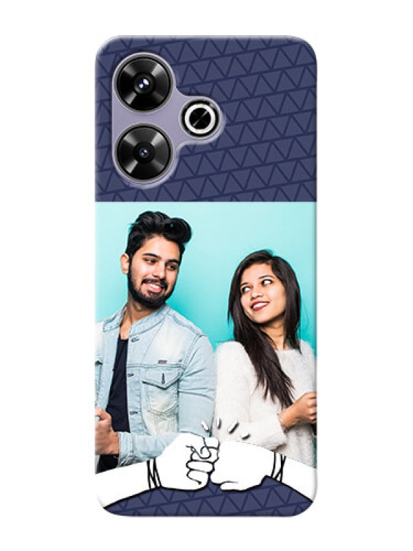 Custom Poco M6 Plus 5G Mobile Covers Online with Best Friends Design