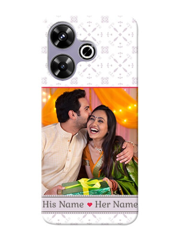 Custom Poco M6 Plus 5G Phone Cases with Photo and Ethnic Design