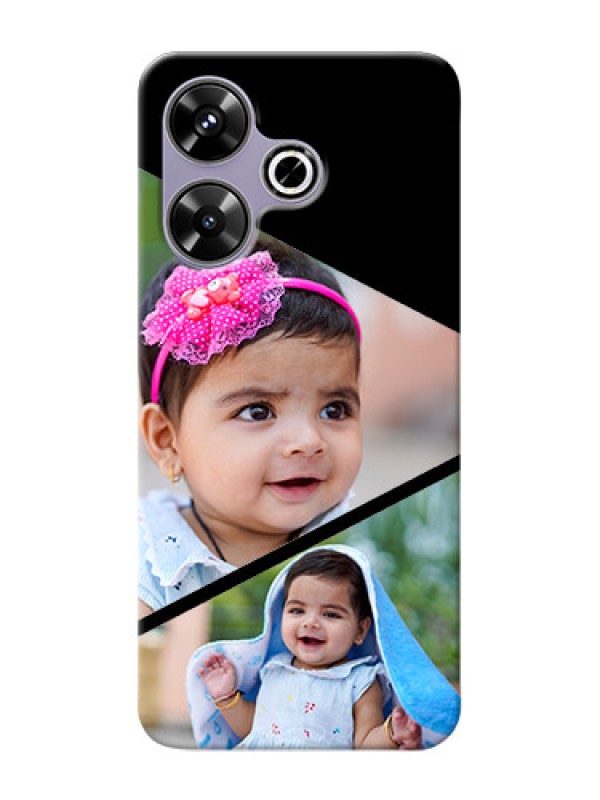 Custom Poco M6 Plus 5G mobile back covers online: Semi Cut Design