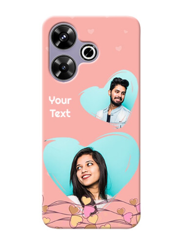 Custom Poco M6 Plus 5G customized phone cases: Love Doodle Design