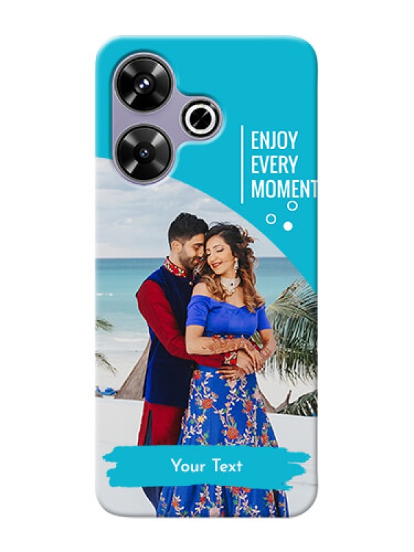 Custom Poco M6 Plus 5G Personalized Phone Covers: Happy Moment Design