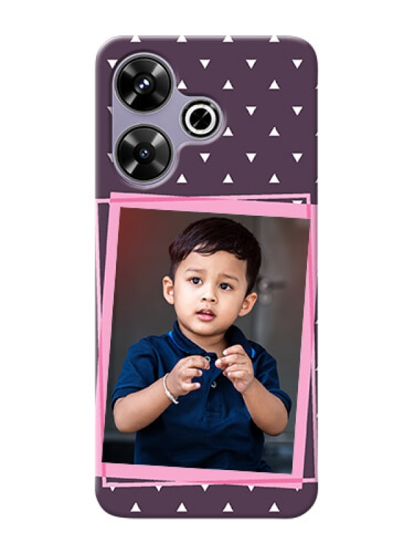 Custom Poco M6 Plus 5G Phone Cases: Triangle Pattern Dotted Design