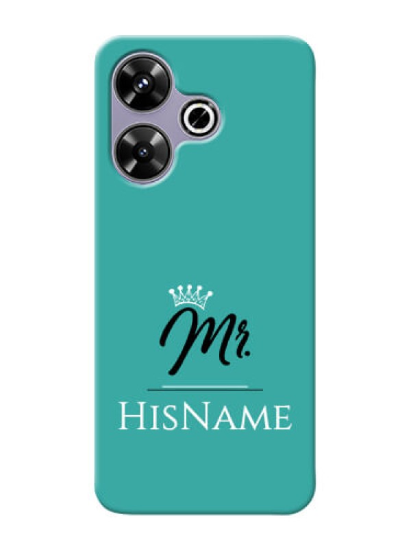 Custom Poco M6 Plus 5G Custom Phone Case Mr with Name