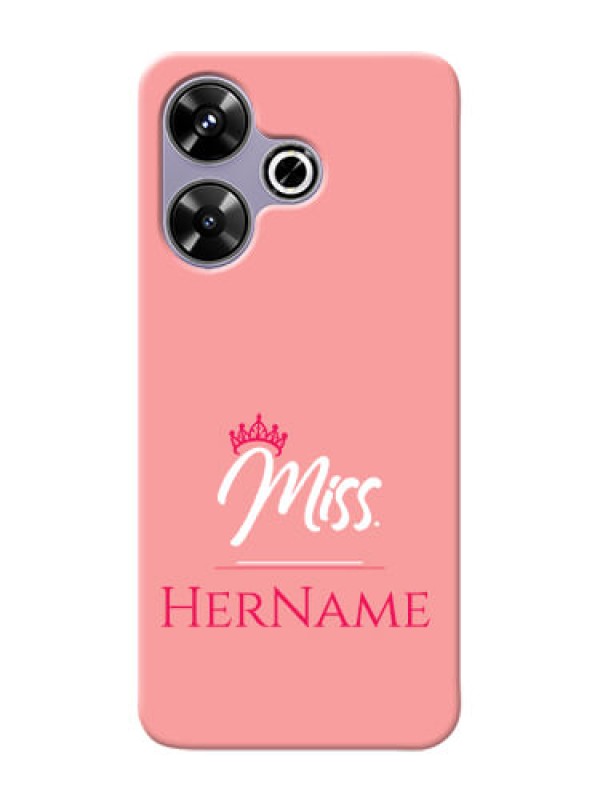 Custom Poco M6 Plus 5G Custom Phone Case Mrs with Name