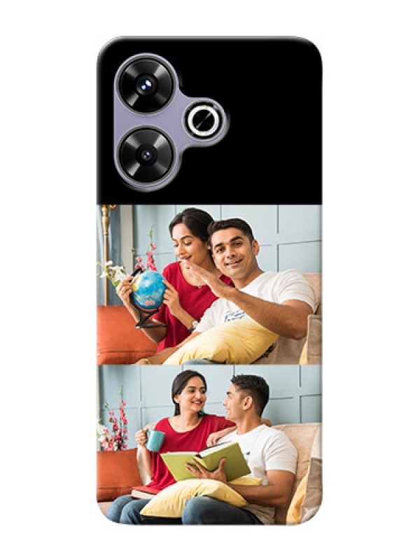 Custom Poco M6 Plus 5G 2 Images on Phone Cover